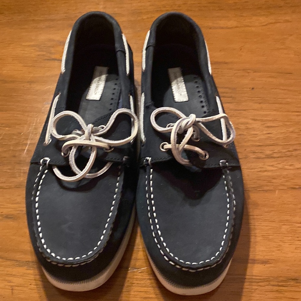 Joseph Abboud. Boat shoes. Navy blue and white. Size 11. - Picture 9 of 9